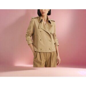 NWOT Lauren Ralph Lauren Tan Trench Coat